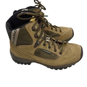 Garmont Suede Leather Hiking Boots Vibram Soles US Womens 7 M Tan